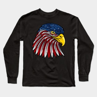 US Flag Eagle Long Sleeve T-Shirt